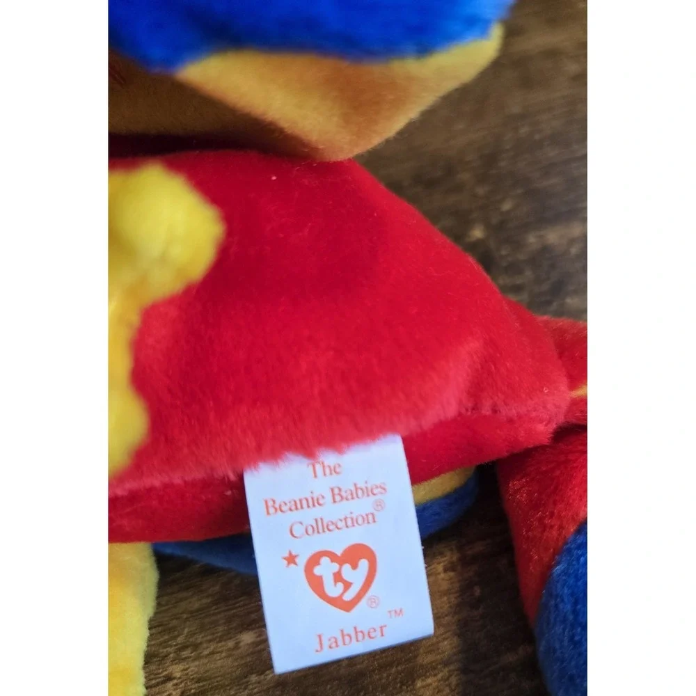 Ty 4197 Beanie Baby Jabber The‎ Parrot Tropical Bird